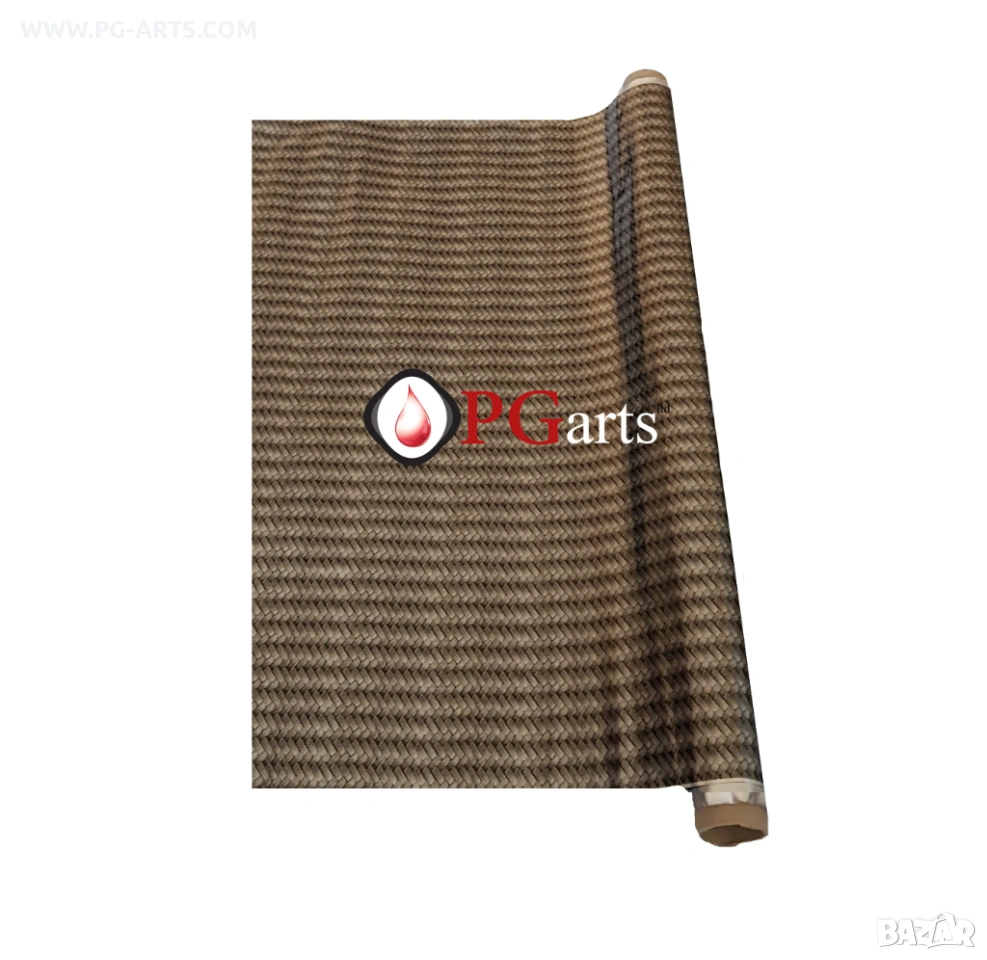 Фолио за хидрографика CARBON FIBRE METAL 50, снимка 1