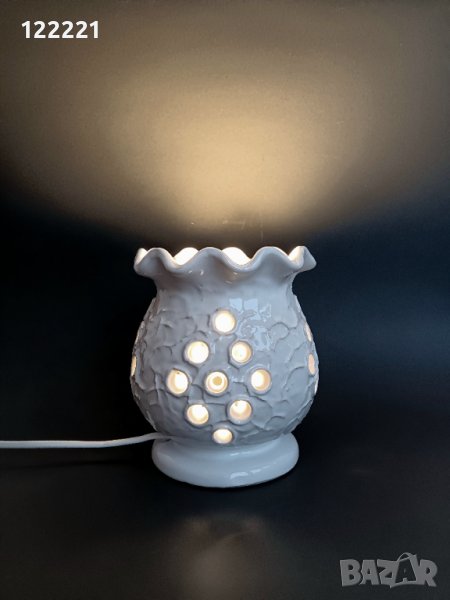 Ретро керамична лампа, снимка 1