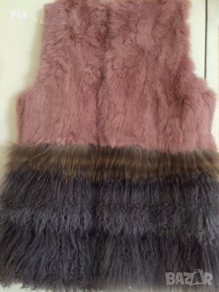 Елек от естсетвена кожа Л, снимка 1