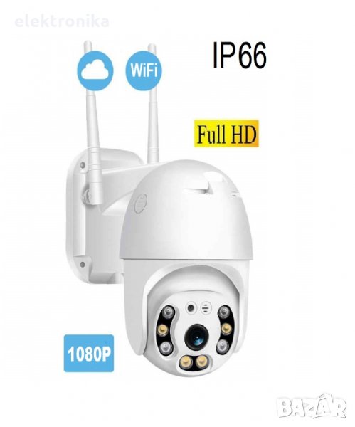 Безжична IP камера 5MP WiFi FULL HD 1080P с цветно нощно виждане, снимка 1