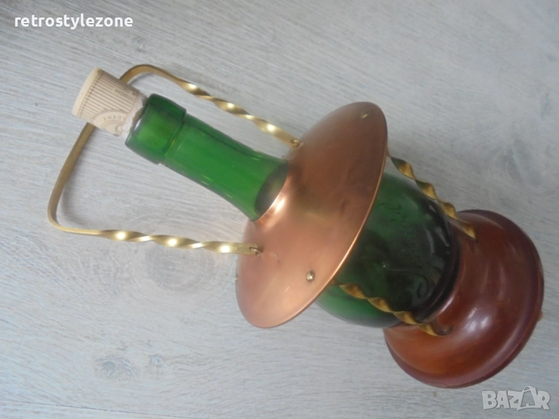 № 8258 стара музикална поставка  с бутилка , снимка 1