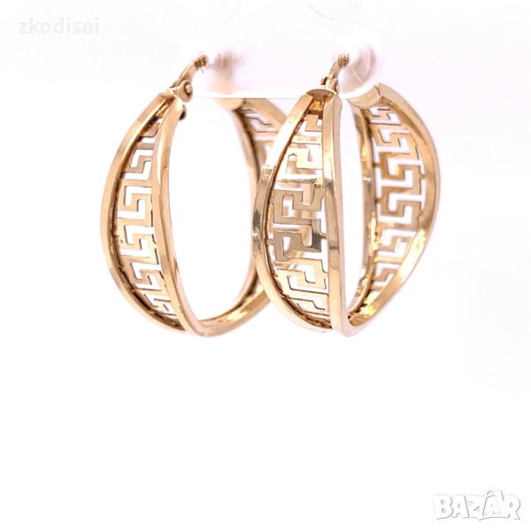 Златни обеци 4,72гр. 14кр. проба:585 модел:34303-1, снимка 1