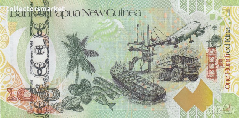 100 кина 2008, Папуа Нова Гвинея, снимка 1