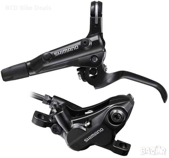 4-бутална предна спирачка Shimano BL-MT501/BR-MT520 - хидравлична дискова, снимка 1
