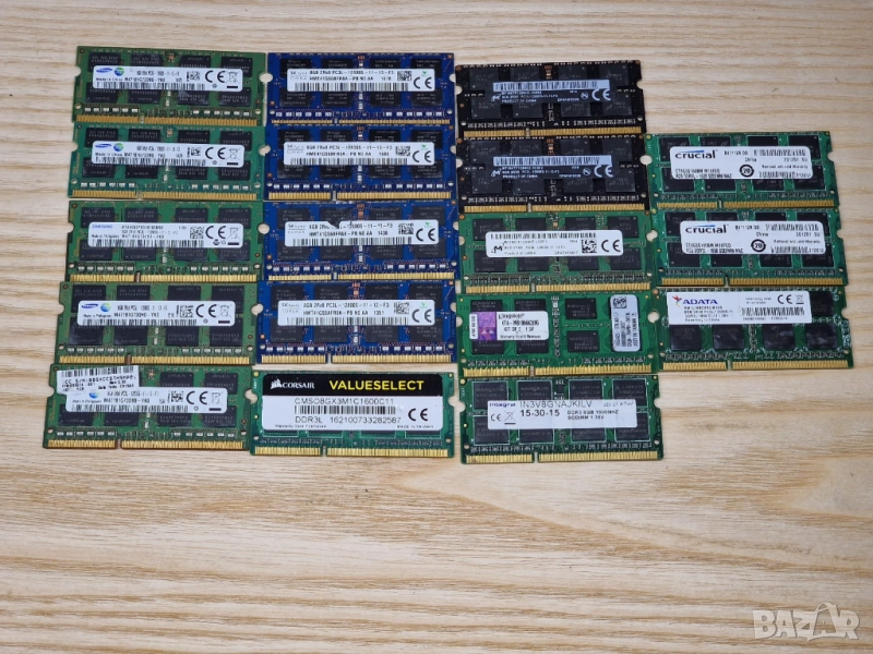 ⚠️8GB DDR3L 1600Mhz 12 месеца гаранция Samsung Hynix Micron , снимка 1