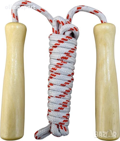 Въже за скачане MAXI, 2.4 метра ново. Подходящо да бъде първото въже за скачане на детето. Леко и бе, снимка 1