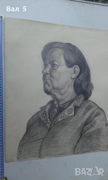 Стари големи майсторски рисунки с молив 7 броя . Рисунка, снимка 1