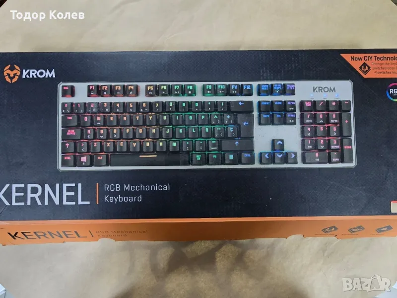 Механична клавиатура KROM KERNEL RGB, снимка 1