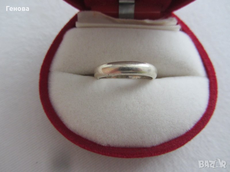 Дамска сребърна халка, снимка 1