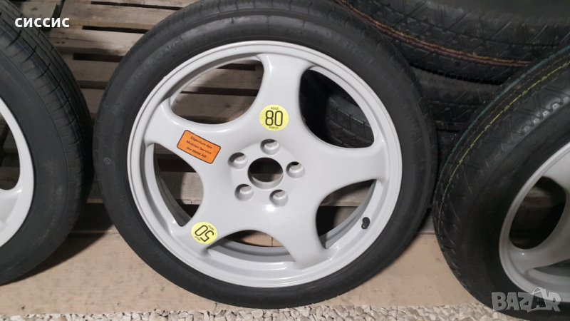 Резервна гума патерица 18цола за бмв G30, G11, G20, F40,F45 5X112 66.6, снимка 1