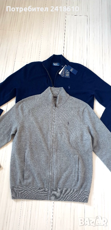 POLO Ralph Lauren Cardigan Wool  Knitted Full Zip Mens Size L НОВО! ОРИГИНАЛ! Мъжки Вълнени Жилетки , снимка 1