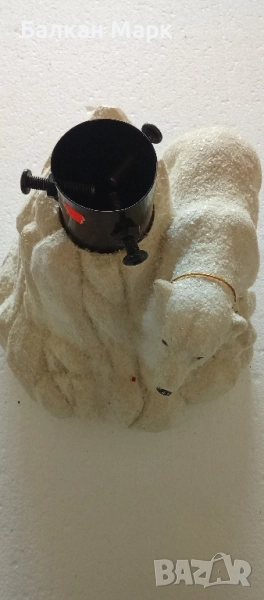 Стойка за коледна елха – декоративна с полярна мечка, снимка 1