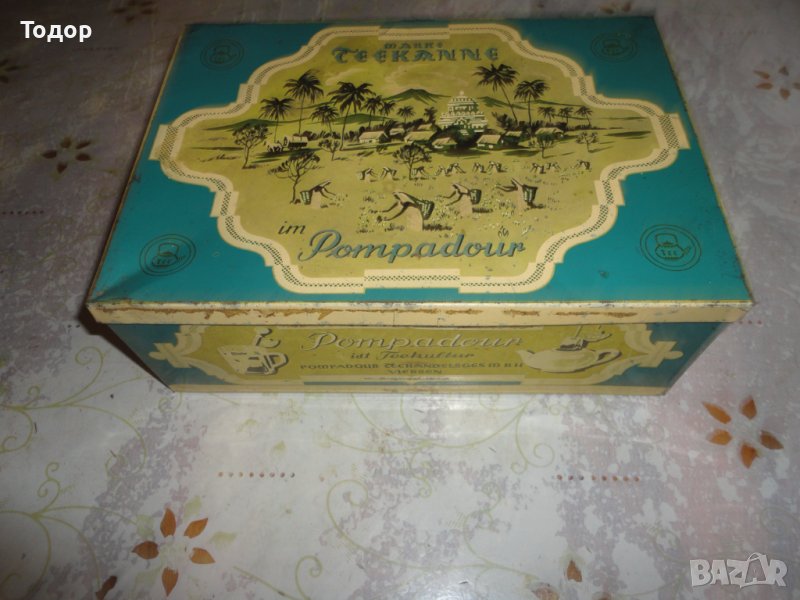 Страхотна ламаринена тенекиена кутия 6, снимка 1