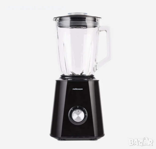 Блендер с мощност 1500 W, обем 1,5 л, 6 ножа от неръждаема стомана, 2 скорости и турбо функция , снимка 1