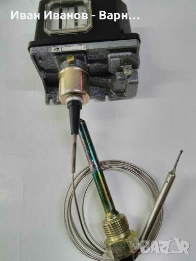 Чешки Термостат 70 - 140 градуса . DIF: 3-20гр. ; 6 ампера /380V;IP65 Чехия, снимка 1