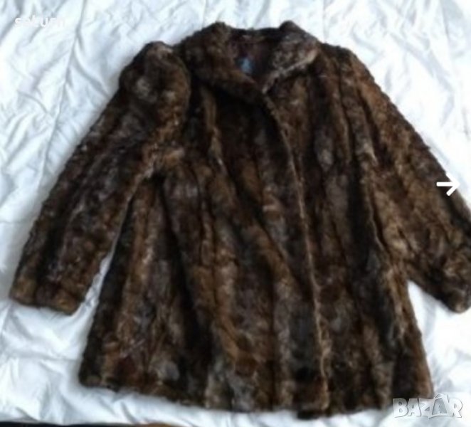 дамско кожено палто от норка L-XL, снимка 1