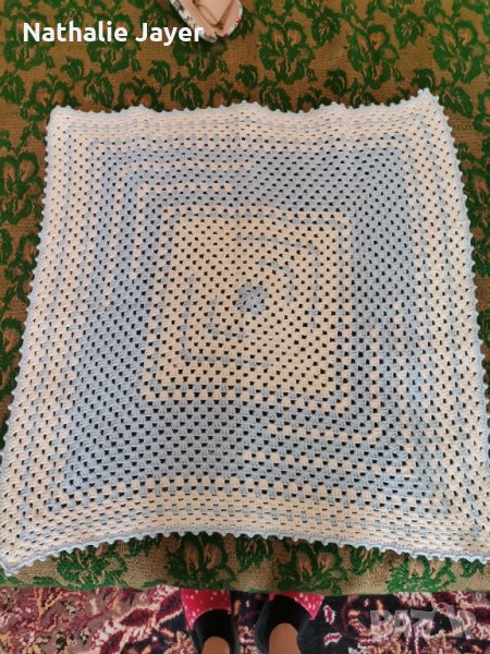 Одеяло плетено за бебе, снимка 1