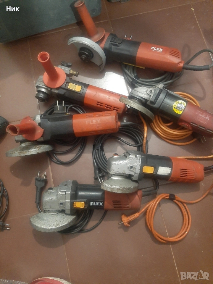 Ъглошлайфи и машина за водно полиране FLEX, снимка 1