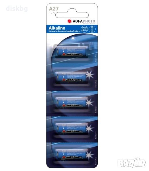 Нова батерия 12V, 27A и 23А, AGFA - алкални батерии, снимка 1