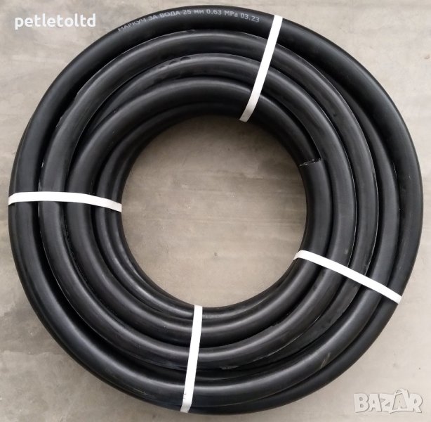 Маркуч гумено-текстилен за вода с вътрешен отвор Ф 25 мм , снимка 1