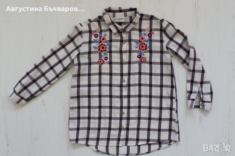 Риза с дълъг ръкав-каре LC Waikiki 6-7 г./116-122 см., снимка 1