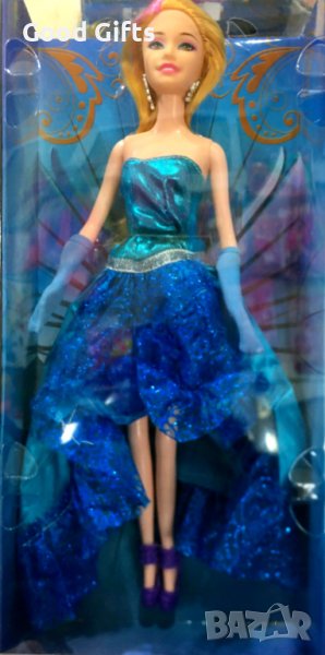 Детска кукла Барби със синя рокля, снимка 1