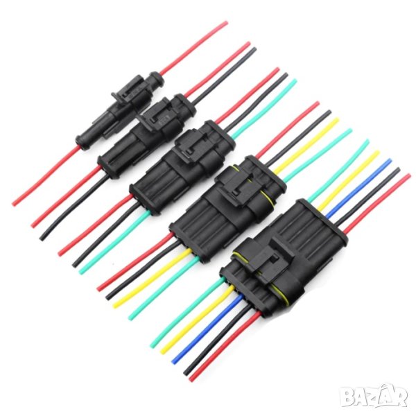 Букси водоустойчиви конектор конектори автомобил кола мотор , снимка 1