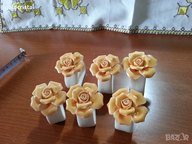 Порцеланови салфетници рингове халки пръстени за салфетки , снимка 1