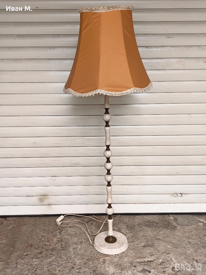Мраморна лампа , снимка 1