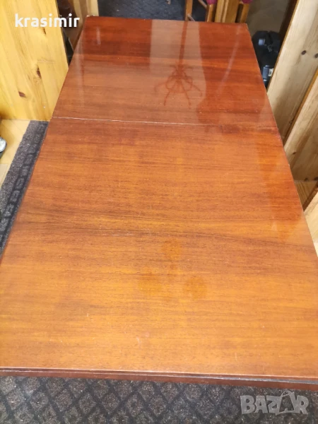  Дървена холна маса, снимка 1