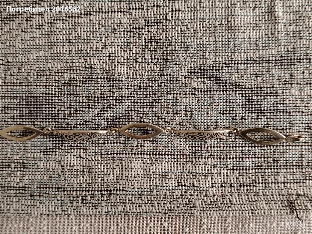 Продавам сребърна гривна , снимка 1