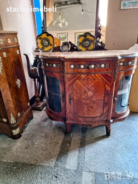 Бароково витринно шкафче , снимка 1