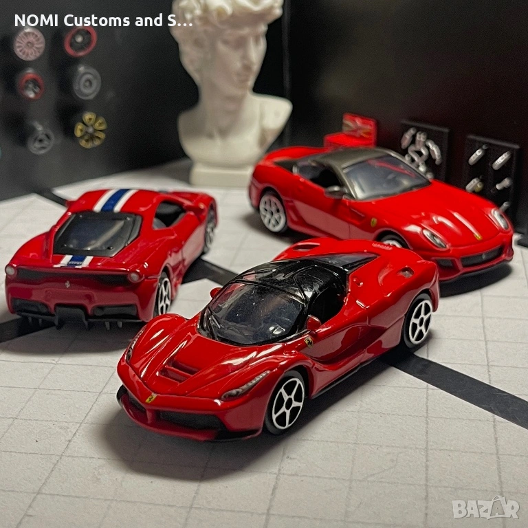 Колекционерски модели Ferrari 1:64 на Burago, снимка 1