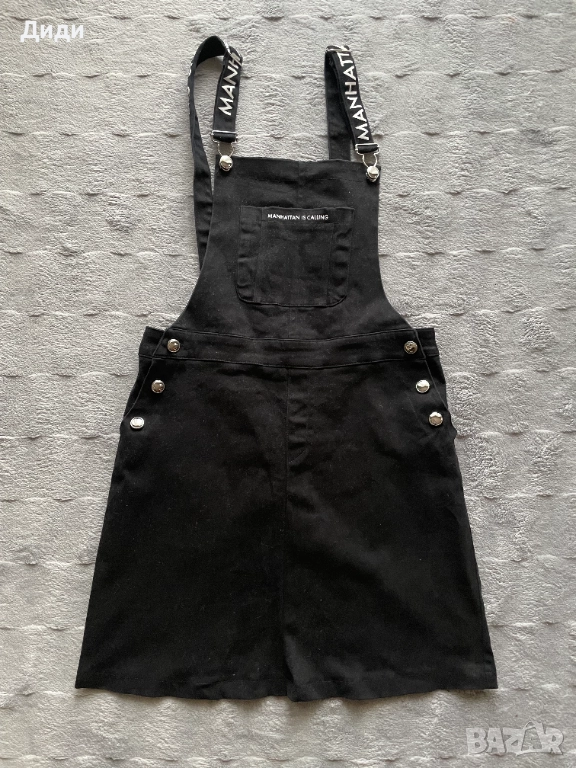 Дамски черен сукман, снимка 1