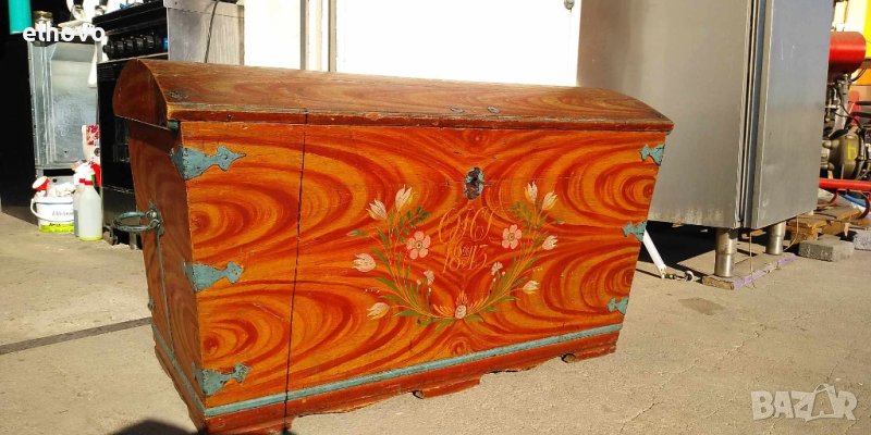 Сандък ракла за чеиз от 1843г, снимка 1