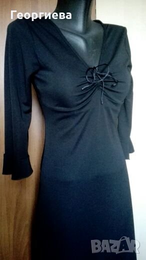 Черна официална рокля ПРОМОЦИЯ 🍀👗 XS, S, S/M🍀👗 арт.261, снимка 1