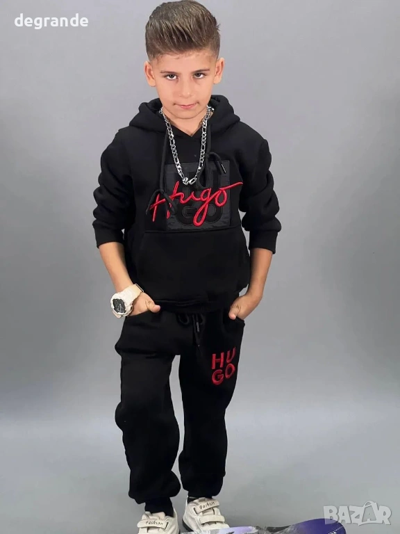 Ватиран Спортен екип за Момче Hugo  5 г. , снимка 1