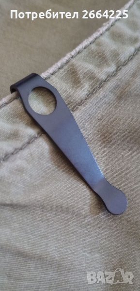Класически титаниев Spyderco , снимка 1