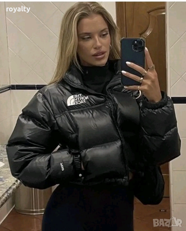 The North Face Черно Дамско Зимно Яке , снимка 1