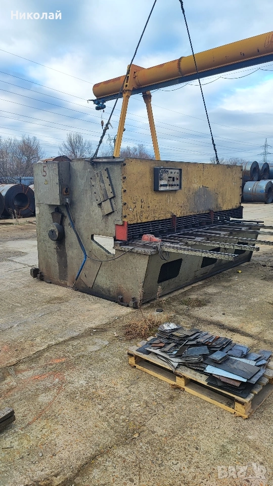 Гилотина хидравлична DARLEY 3100х16мм, снимка 1