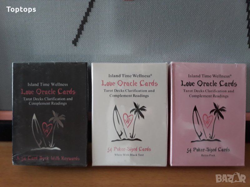 Любовен оракул,54 карти: Island Wellness Love Oracle Cards в три цвята, снимка 1