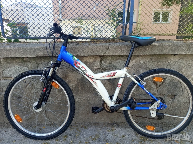 26 цола алуминиев велосипед с 21 скорости усилени капли амортисьори предни като нов в перфектно  , снимка 1