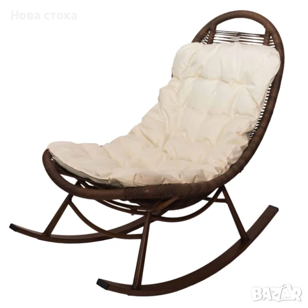 Люлеещ се стол лежанка, снимка 1