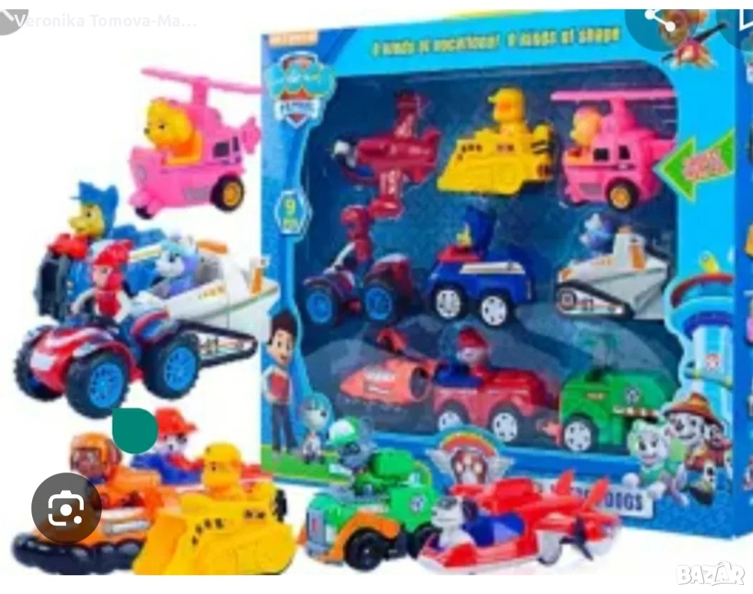 Комплект на Пес патрул с 9 героя, снимка 1