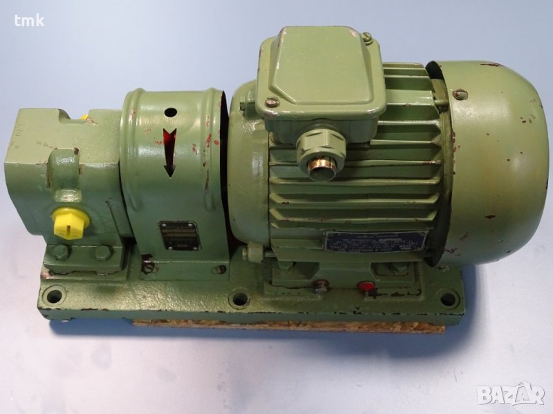 Хидравлична помпа Г11.2Э-1 с електродвигател 1.1kW хидроагрегат, снимка 1