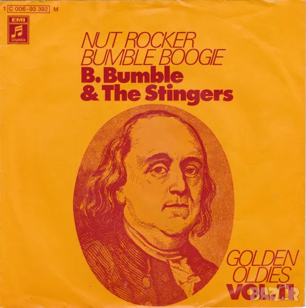 Грамофонни плочи B. Bumble & The Stingers – Nut Rocker / Bumble Boogie 7" сингъл, снимка 1