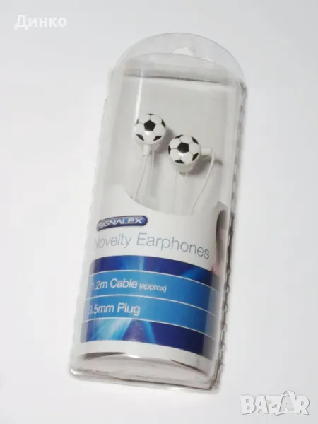 Слушалки тапи футболни топки, снимка 1