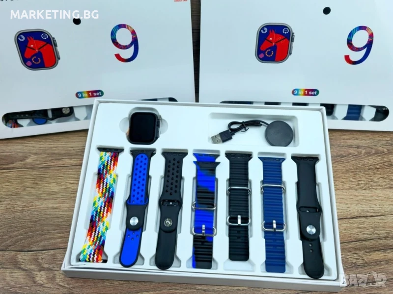 Часовник T908 Ultra (7Каишки) 1, снимка 1