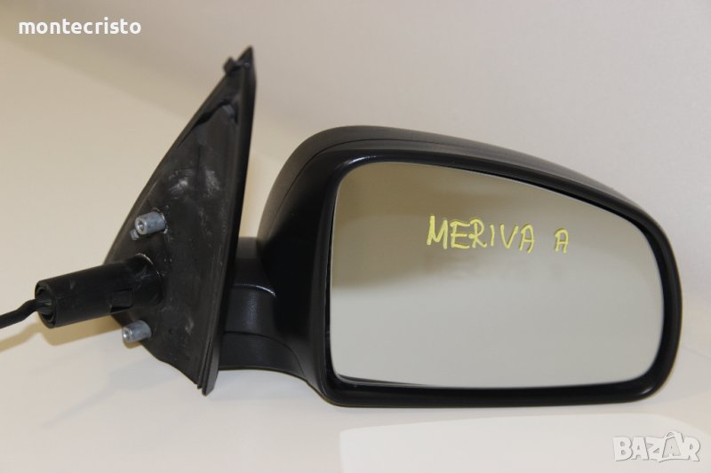Дясно механично огледало Opel Meriva A (2003-2010г.) Опел Мерива А / ⚫Цвят: Черен, снимка 1