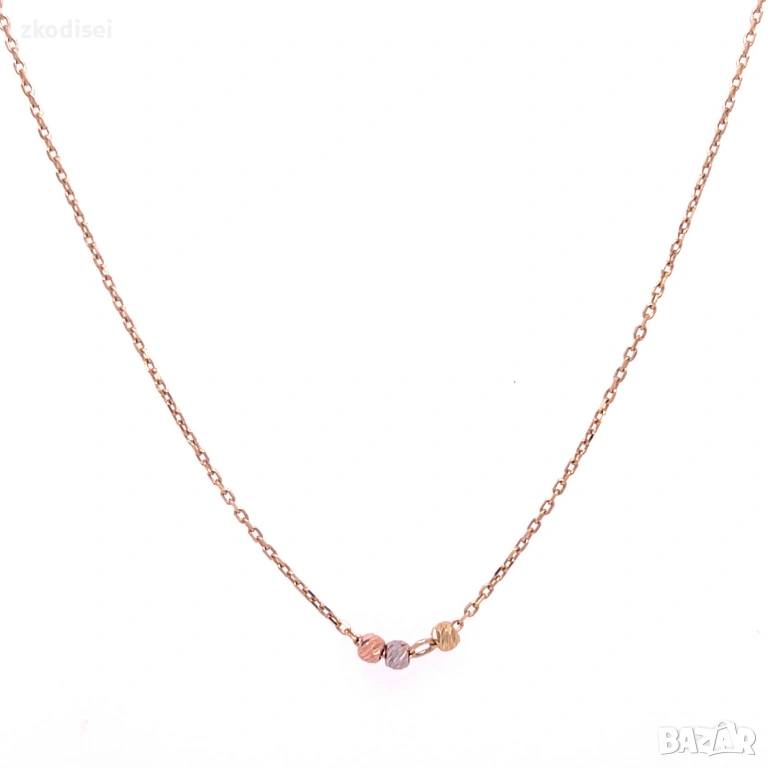 Златно колие 1,47гр. 35,5,0см. 14кр. проба:585 модел:35013-5, снимка 1